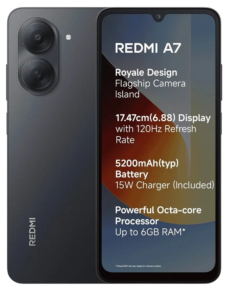 Xiaomi Redmi A7 4G Black Official
