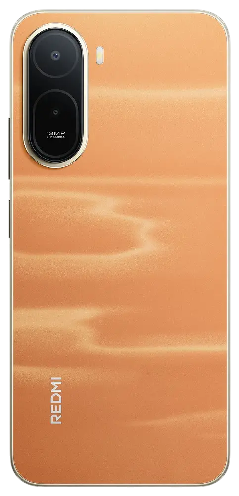 Xiaomi Redmi A7 Pro 4G Sunset Orange Back Side Image