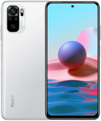 Xiaomi Redmi Note 10 Frost White (Pebble White) official Image