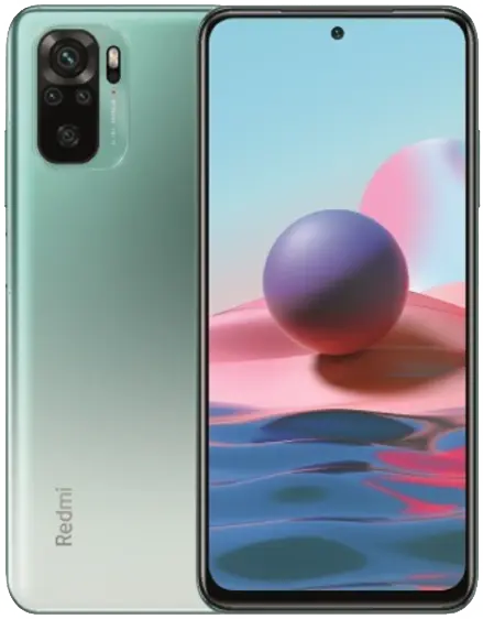 Xiaomi Redmi Note 10 green official Image