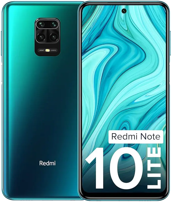 Xiaomi Redmi Note 10 Lite Aurora Blue official Image