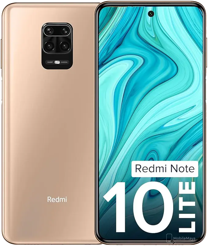 Xiaomi Redmi Note 10 Lite Champagne Gold official Image