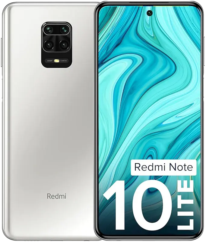 Xiaomi Redmi Note 10 Lite Glacier White official Image