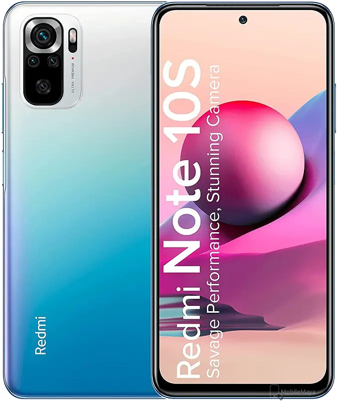 Xiaomi Redmi Note 10S Deep Sea Blue (Ocean Blue) amazon official Image