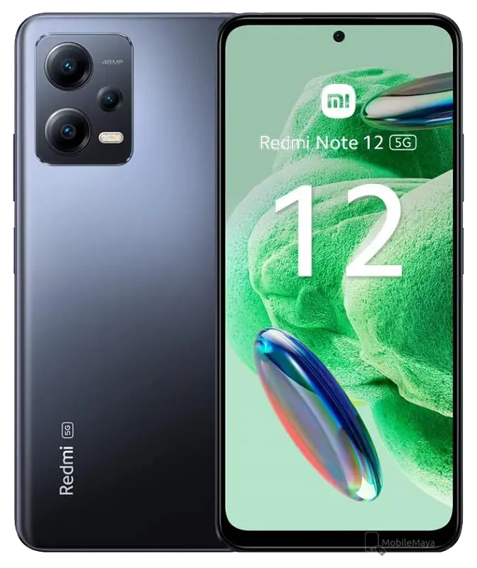 Xiaomi Redmi Note 12 5G Matte Black official image