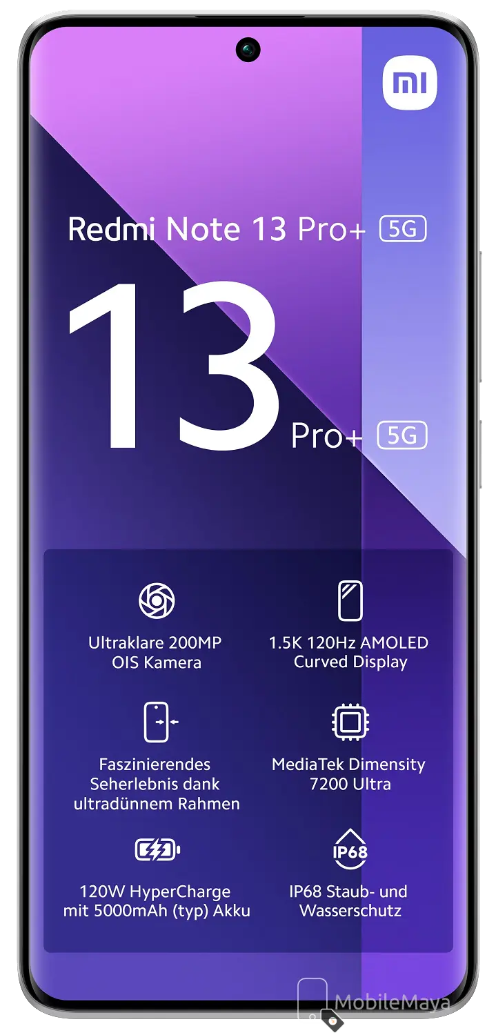 Xiaomi Redmi Note 13 Pro Plus Front Side