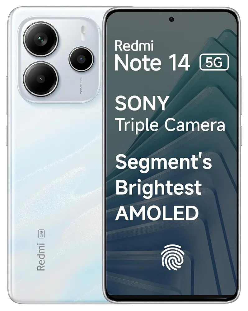 Xiaomi Redmi Note 14 5G Mystique White.