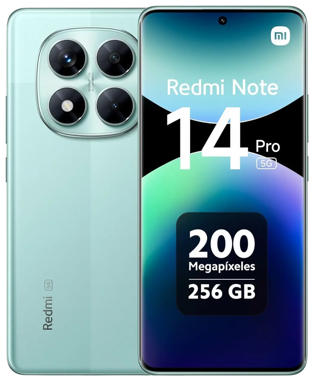 Xiaomi Redmi Note 14 Pro 5G (Global) Coral Green official imge