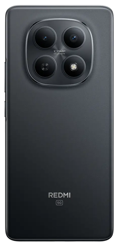 Xiaomi Redmi Note 15 5G Black Back Side Image.