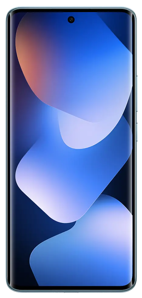 Xiaomi Redmi Note 15 5G Glacier Blue Front Side Image.