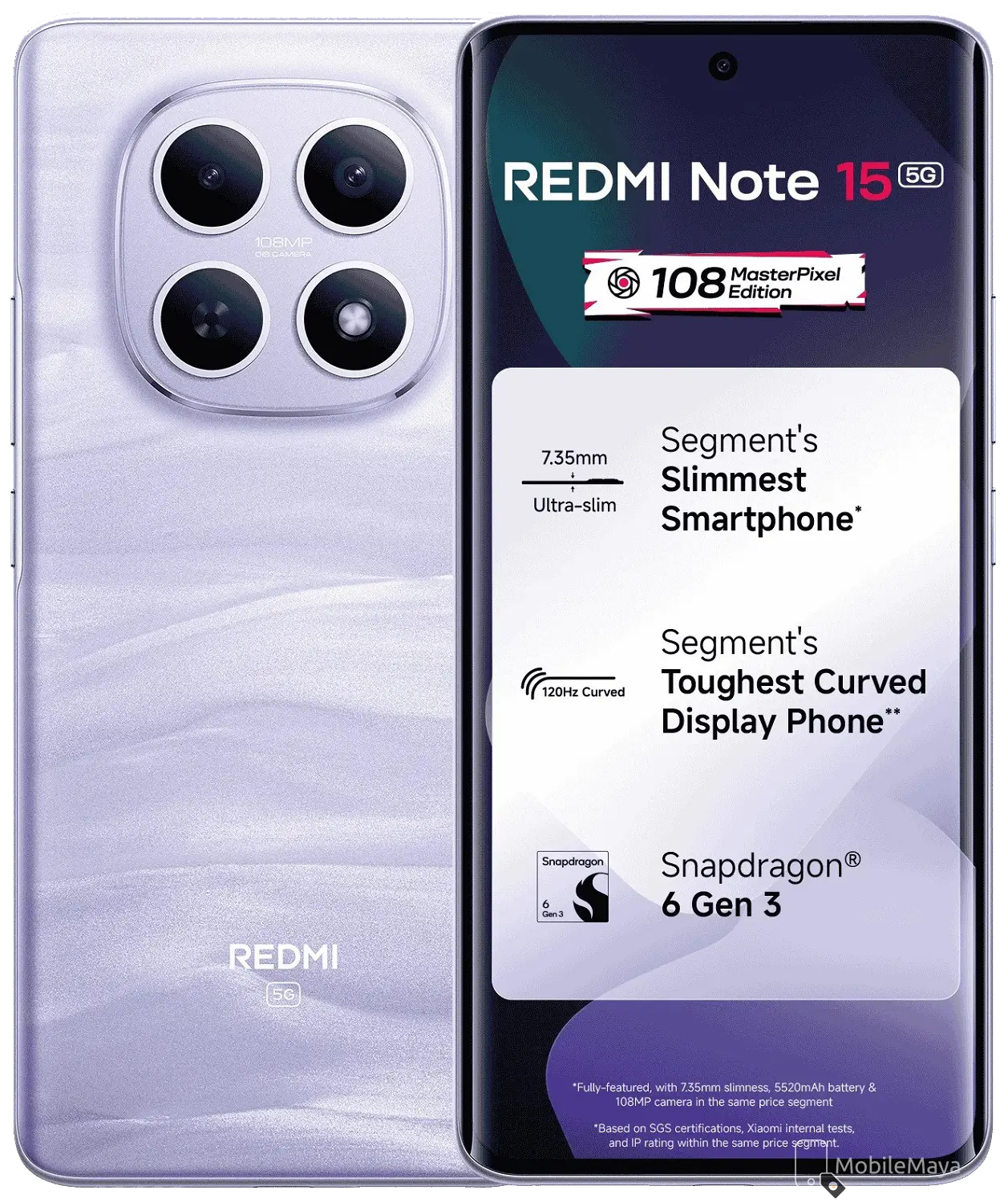 Xiaomi Redmi Note 15 5G Mist Purple Official.