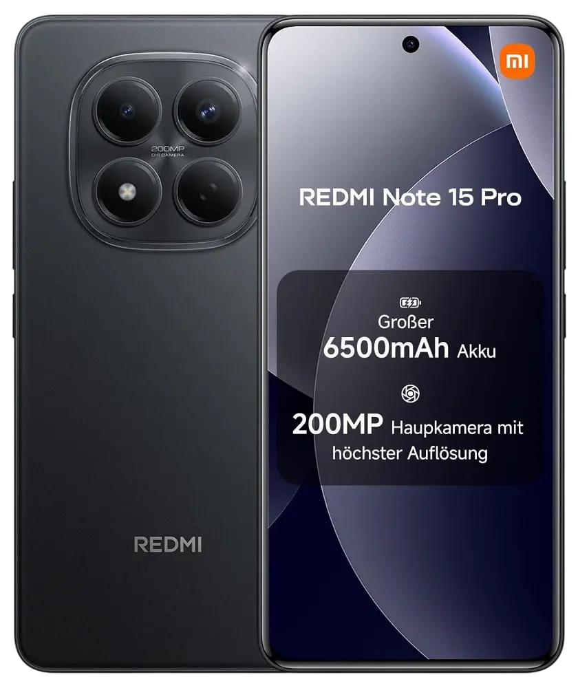 Xiaomi Redmi Note 15 Pro 4G Black Official.