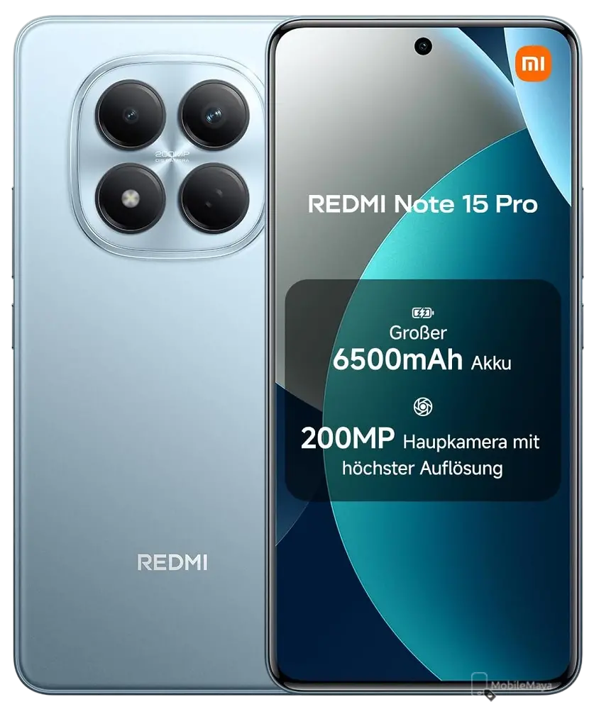 Xiaomi Redmi Note 15 Pro 4G Glacier Blue Official.