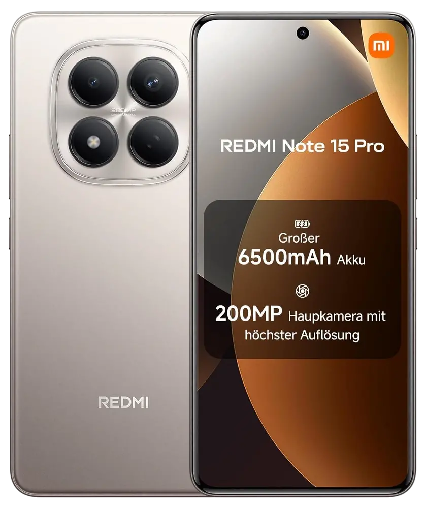 Xiaomi Redmi Note 15 Pro 4G Titanium Official.