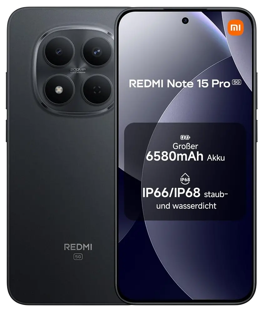 Xiaomi Redmi Note 15 Pro 5G Black Official.