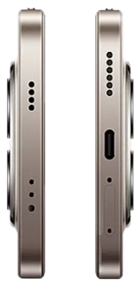 Xiaomi Redmi Note 15 Pro 5G Titanium Charging Port Side Image.