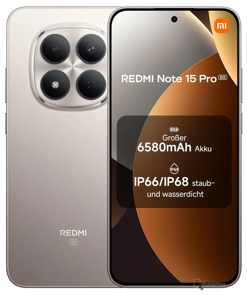 Xiaomi Redmi Note 15 Pro 5G Titanium Official.