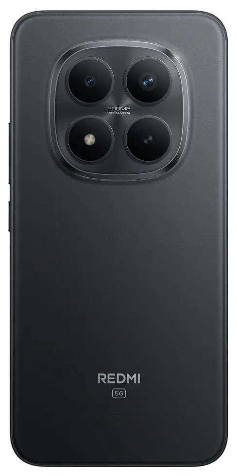 Xiaomi Redmi Note 15 Pro Plus 5G Black Back Side Image.