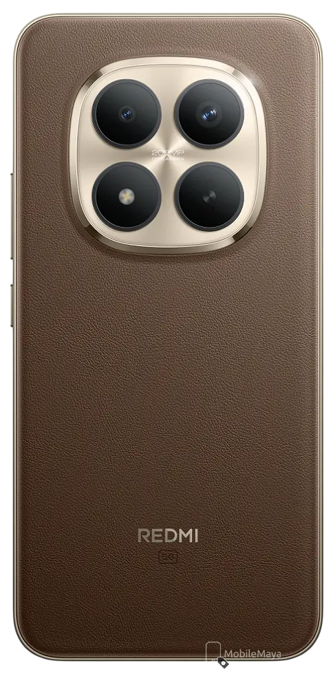 Xiaomi Redmi Note 15 Pro Plus 5G Mocha Brown Back Side Image.