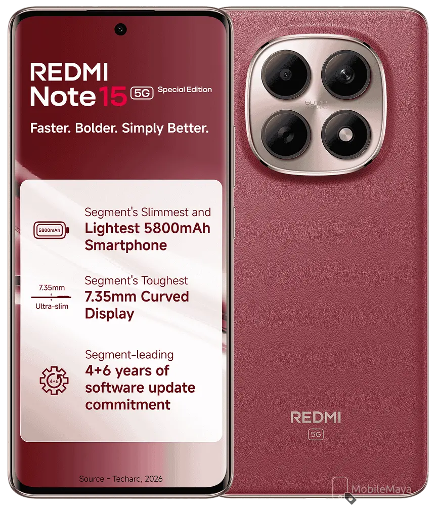 Xiaomi Redmi Note 15 SE 5G Crimson Reserve Red Image