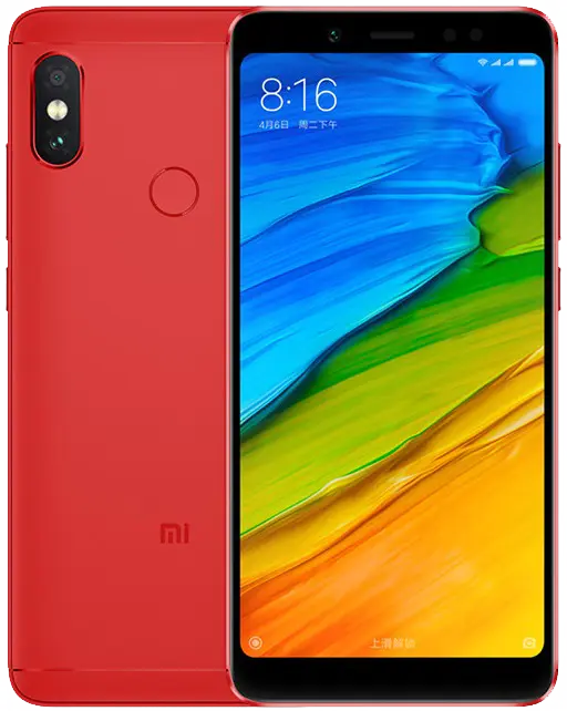 Xiaomi Redmi Note 5 AI Dual Camera Flame Red official Image