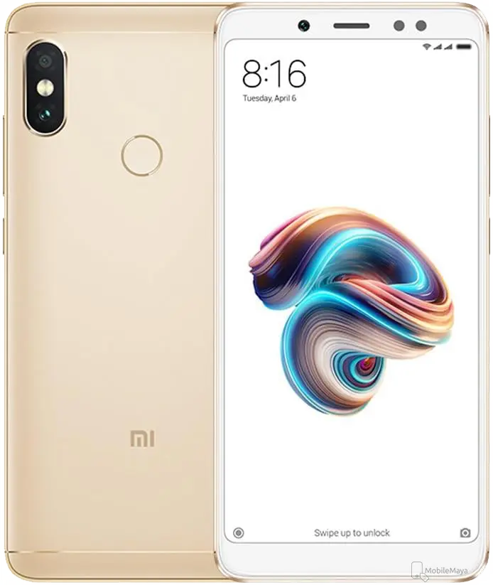 Xiaomi Redmi Note 5 AI Dual Camera Gold official Image