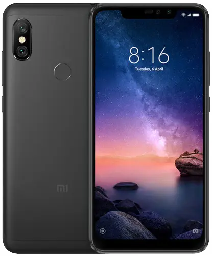 Xiaomi Redmi Note 6 Pro Black official Image