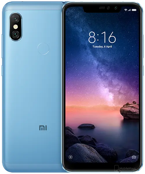 Xiaomi Redmi Note 6 Pro Blue official Image