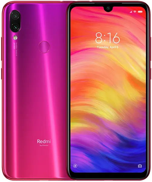 Xiaomi Redmi Note 7 Pro Nebula Red official Image