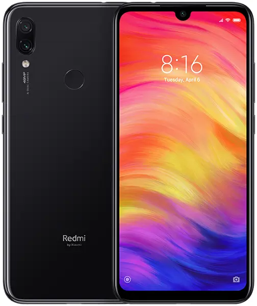 Xiaomi Redmi Note 7 Pro Space Black official Image