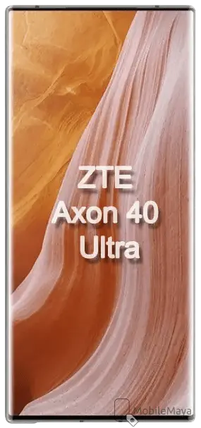 ZTE Axon 40 Ultra Silver Front Image