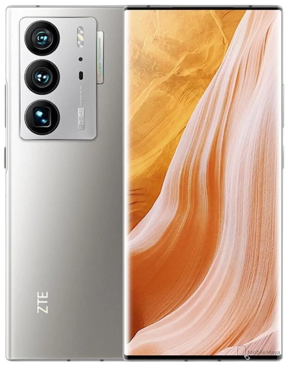 ZTE Axon 40 Ultra Silver Official Image