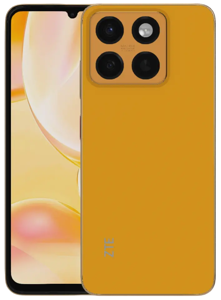 ZTE Blade A55 Sunset Orange Official Image