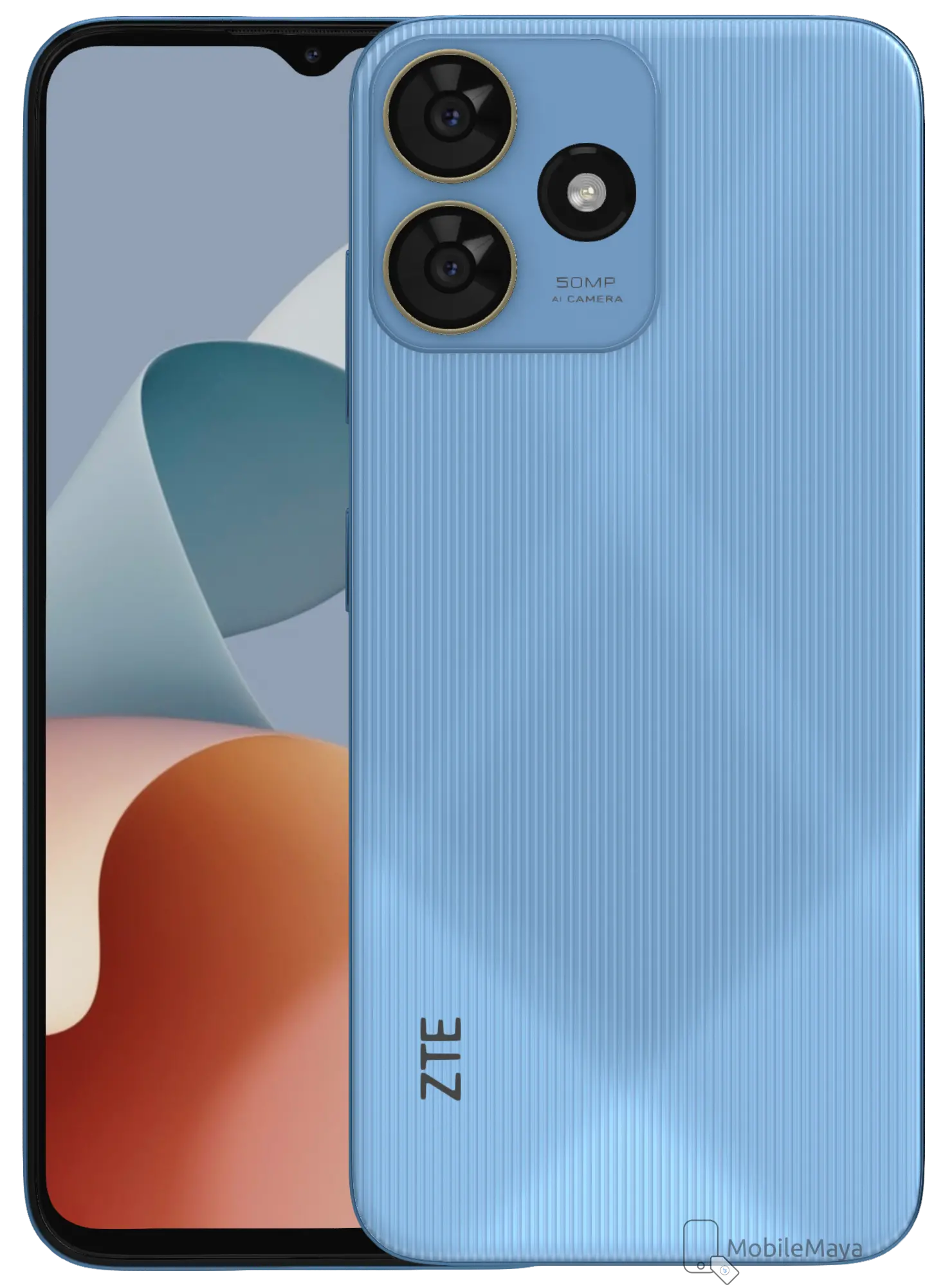 ZTE Blade A73 Blue Official Image