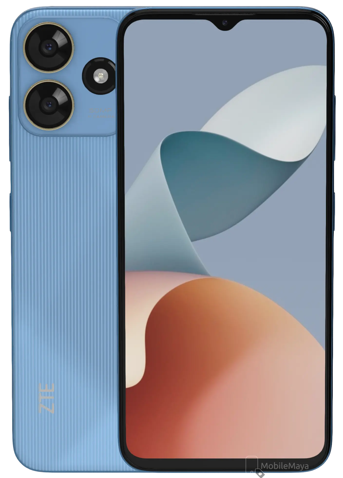 ZTE Blade A73 Front Back Image