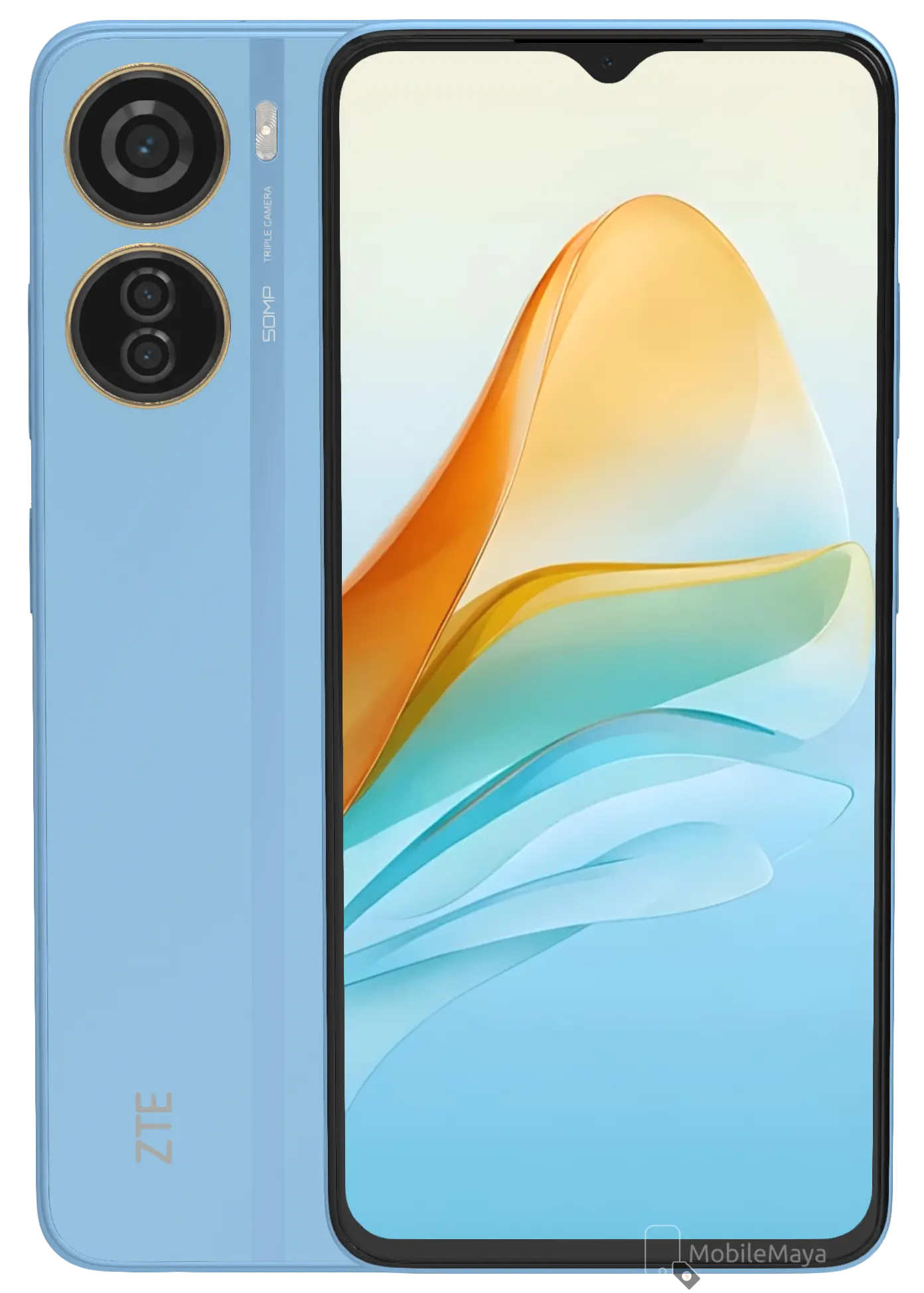 ZTE Blade V40 Design Front Back Image