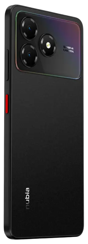ZTE nubia A36 4G Nebula Black Right Side Image.