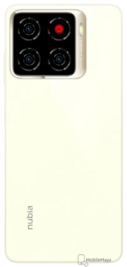 ZTE nubia A56 4G Back Image.