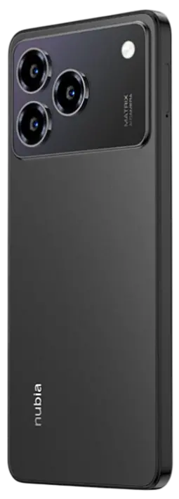 ZTE nubia A76 4G Carbon Black Left Side Image.