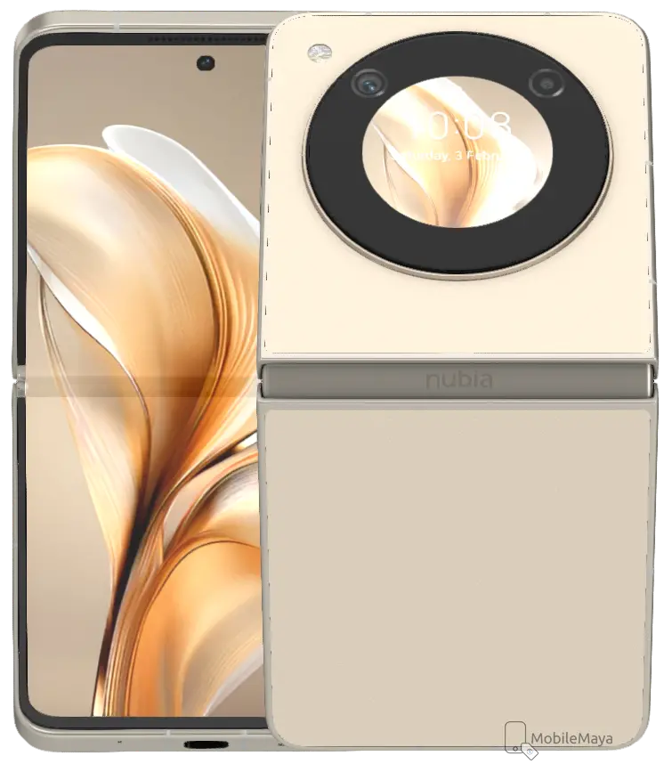 ZTE nubia Flip Sunshine Gold Oficial Image