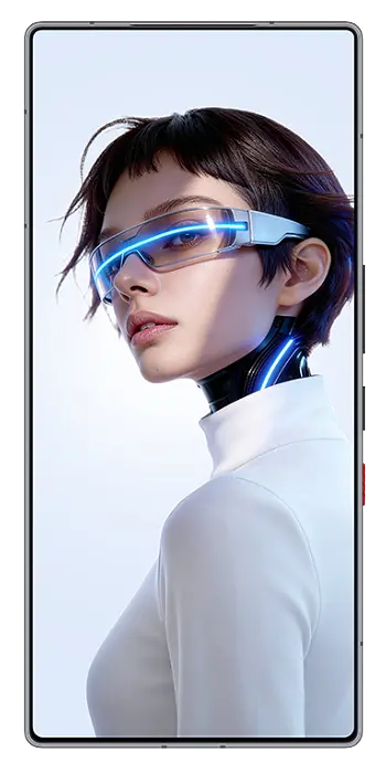 ZTE nubia RedMagic 11s Pro Plus Transparent Silver Front Side Image