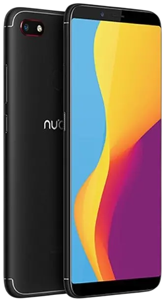 ZTE Nubia V18 Black Front Back Image