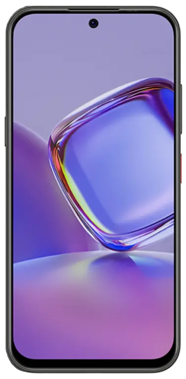 ZTE nubia V80 Design Midnight Black Front Side Image.