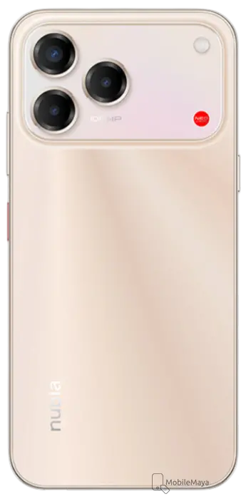 ZTE nubia V80 Pro Gold Back Side Image.